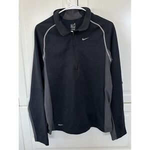 Nike Fit Quarter 1/4 Zip Men's Long Sleeve Pullover  Activewear Size Small